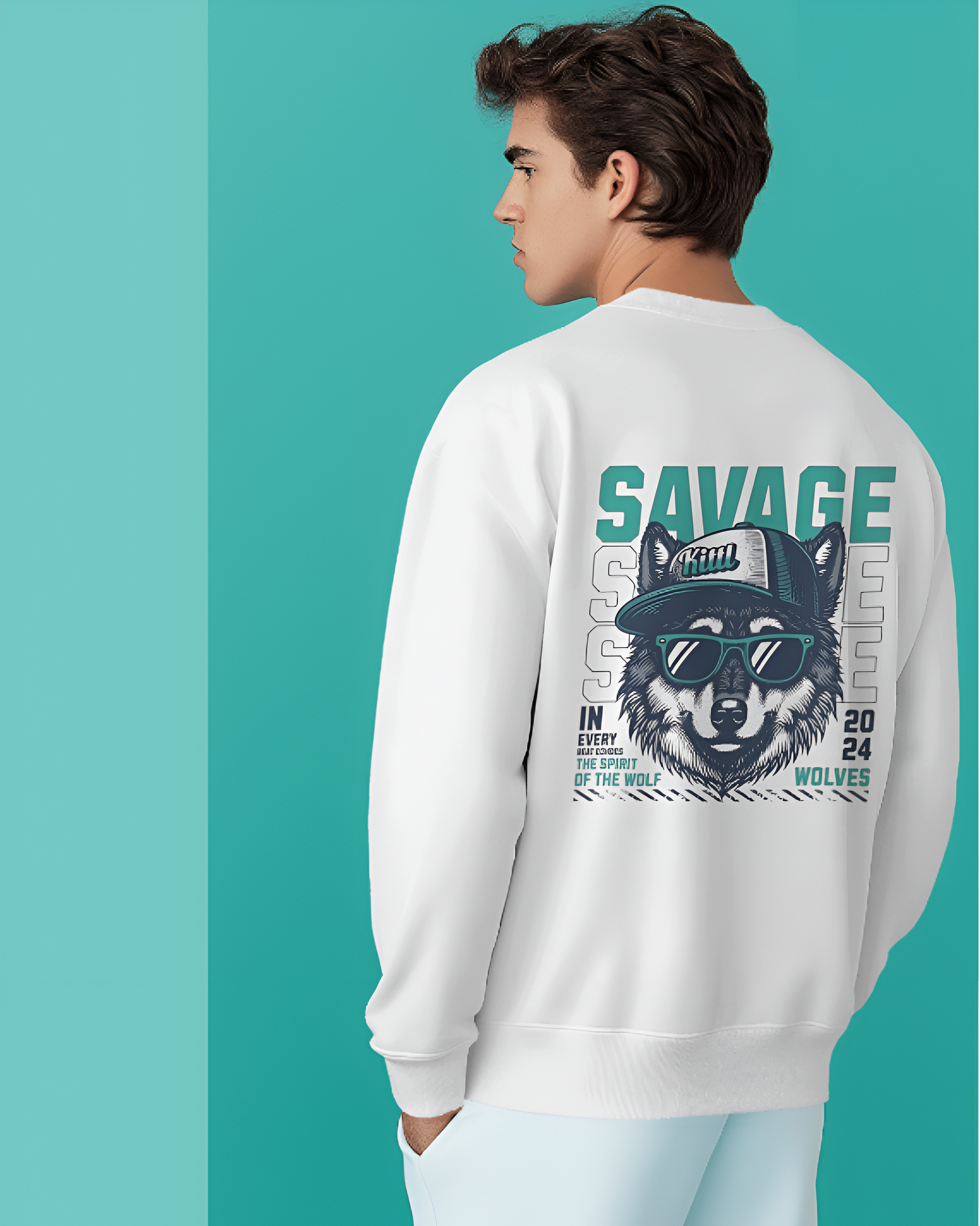 Savage Mode Oversized Sweatshirt - Smartfits.in