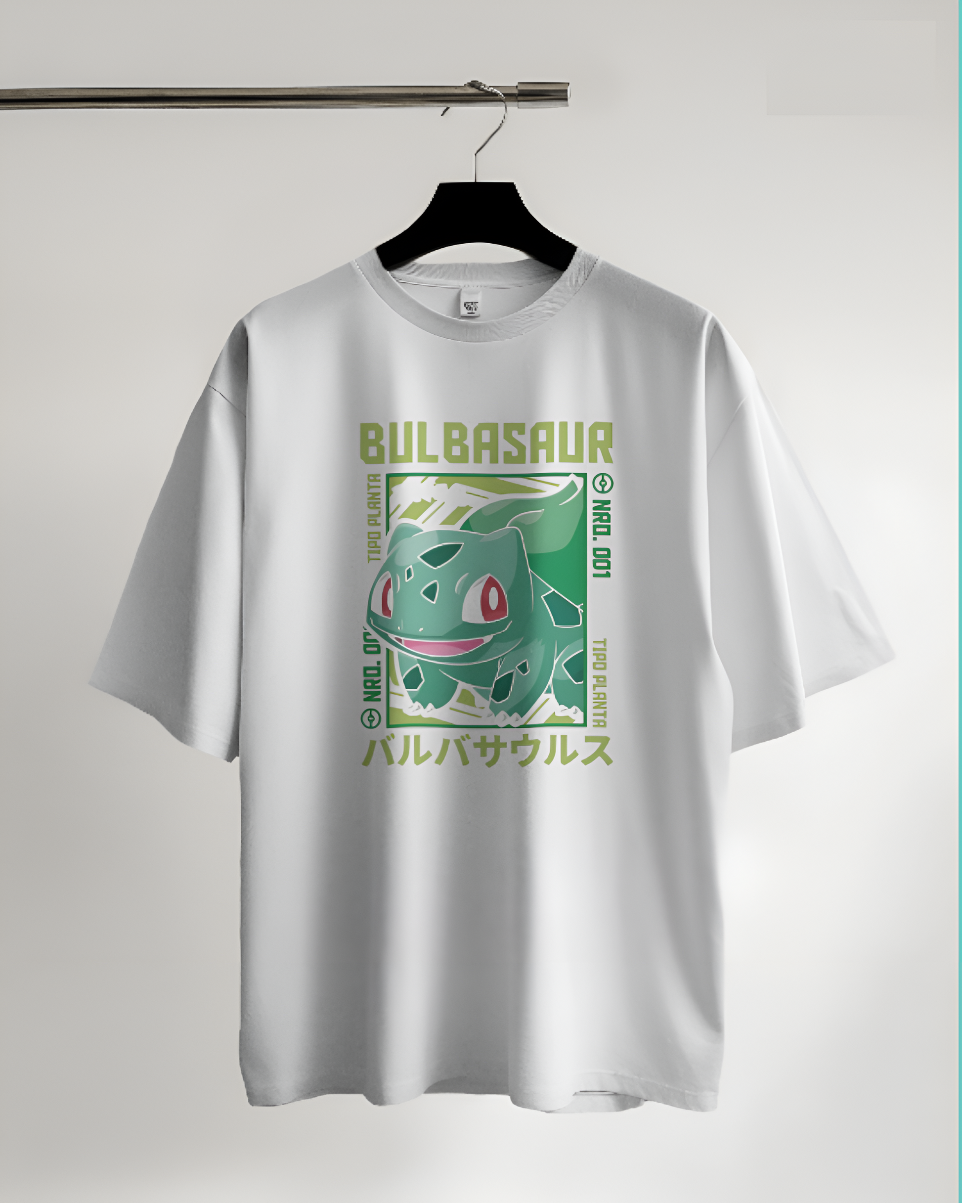 Bulbasaur: The Grass Master Oversized Classic T-Shirt - Smartfits.in